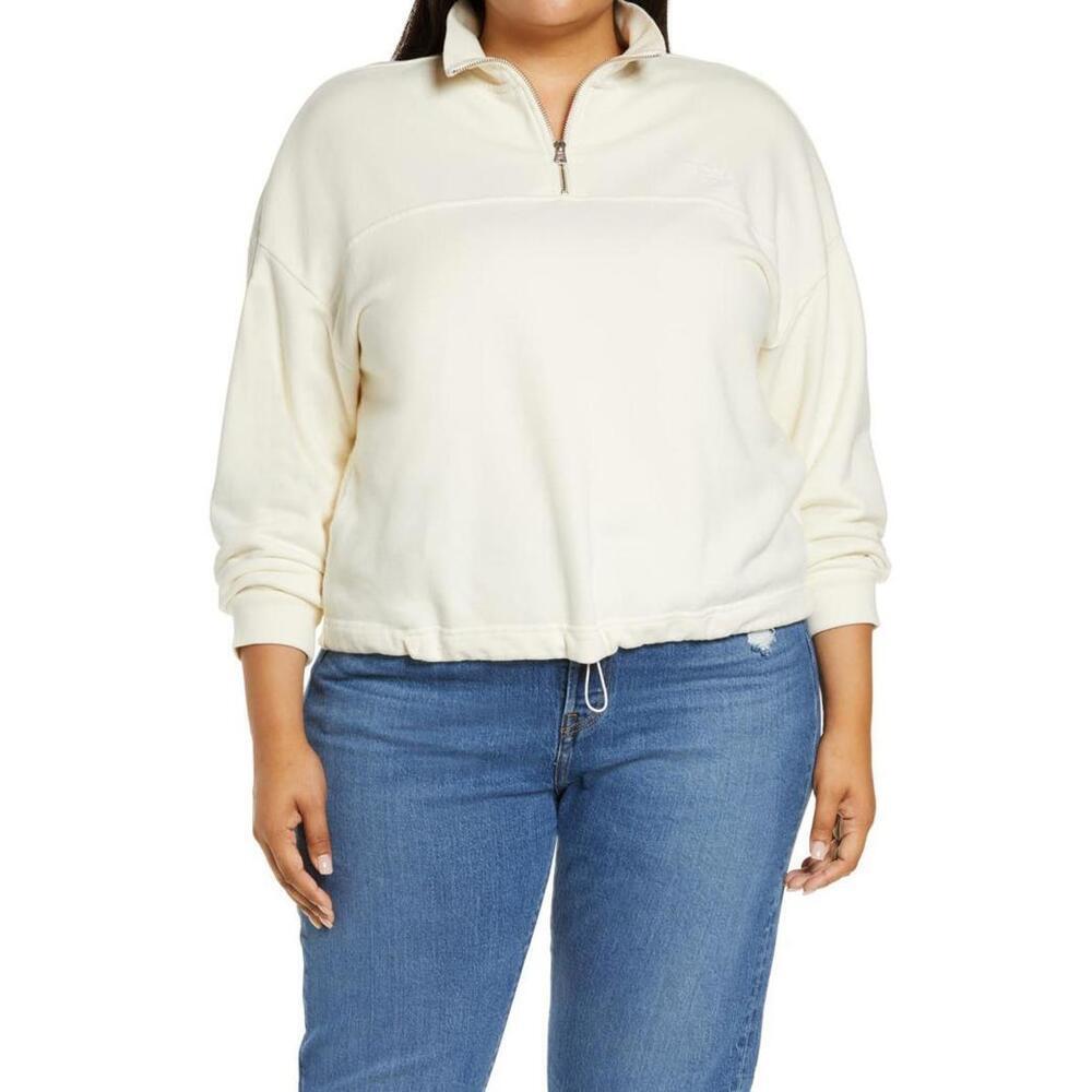 Levi's Womens Plus Size Quarter Zip Sweatshirt Size 3X - Picture 1 of 4